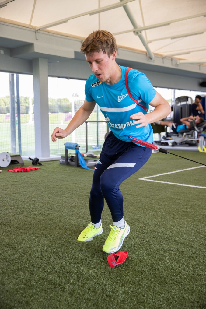 «Газпром»-тренировочные сборы в Катаре: 24 января, утренняя тренировка