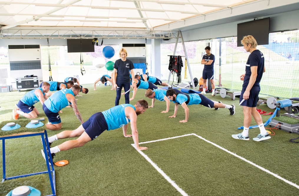 «Газпром»-тренировочные сборы в Катаре: 24 января, утренняя тренировка