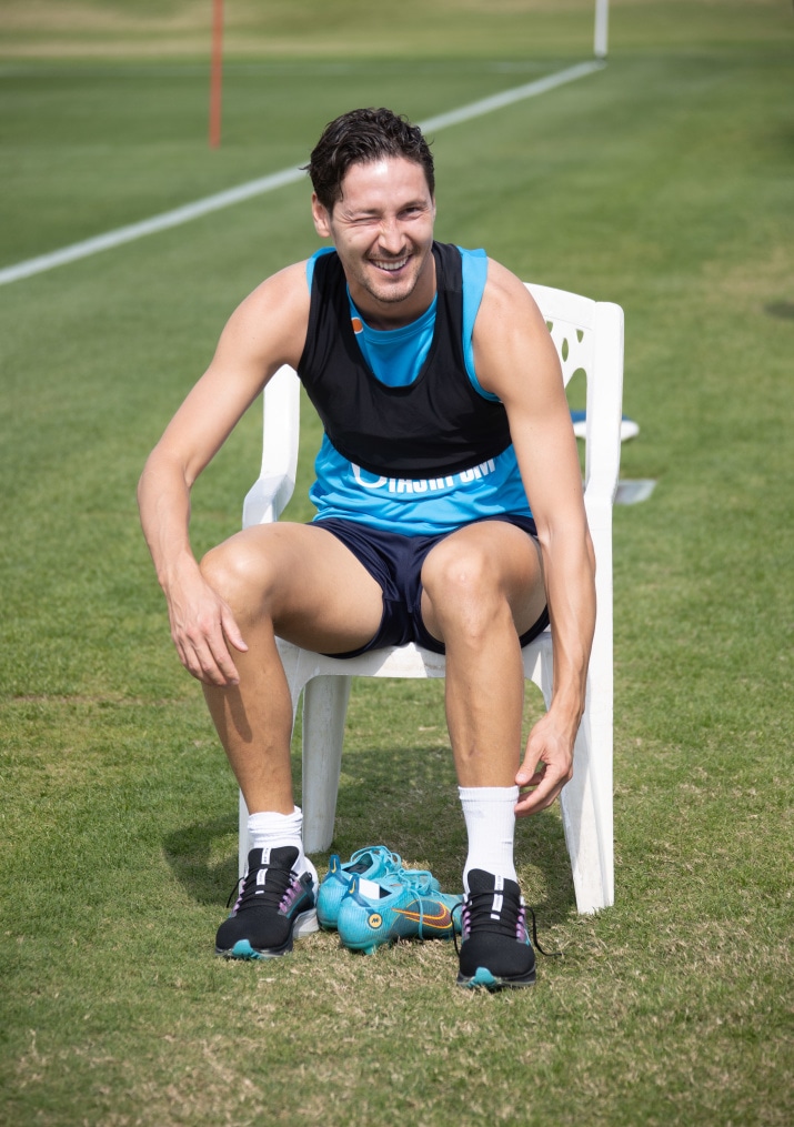 «Газпром»-тренировочные сборы в Катаре: 24 января, утренняя тренировка