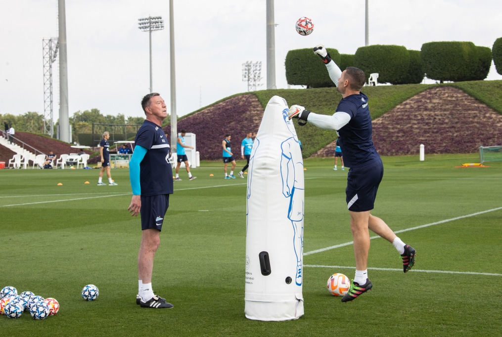 «Газпром»-тренировочные сборы в Катаре: 24 января, утренняя тренировка