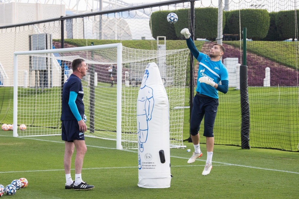 «Газпром»-тренировочные сборы в Катаре: 24 января, утренняя тренировка