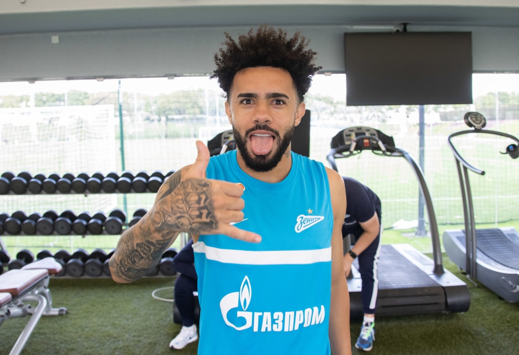 «Газпром»-тренировочные сборы в Катаре: 24 января, утренняя тренировка