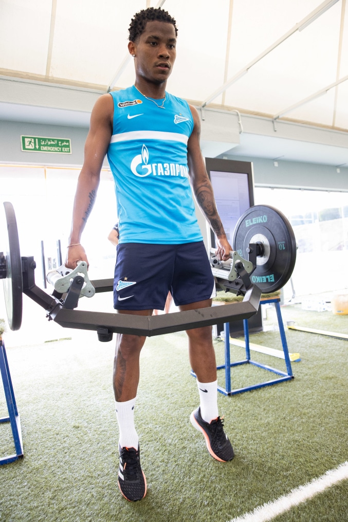 «Газпром»-тренировочные сборы в Катаре: 24 января, утренняя тренировка