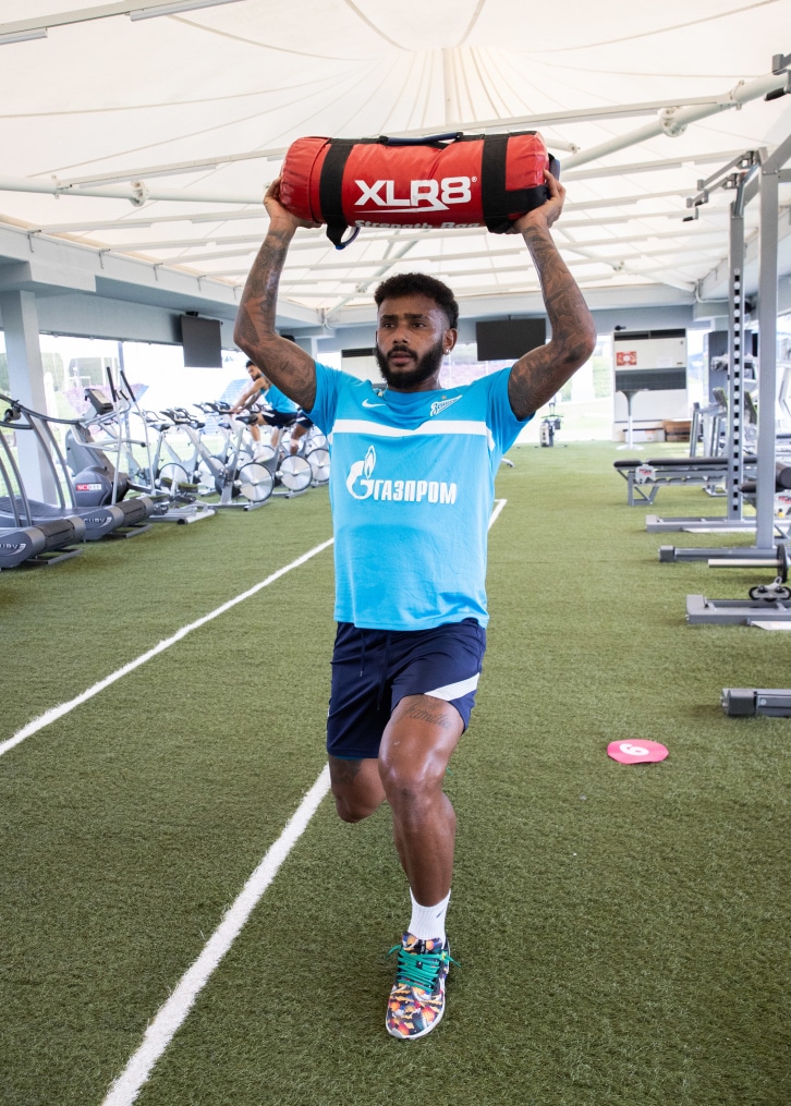 «Газпром»-тренировочные сборы в Катаре: 24 января, утренняя тренировка