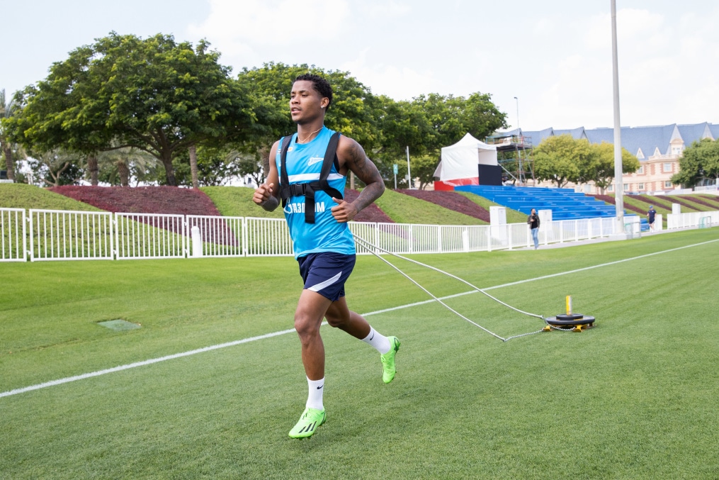 «Газпром»-тренировочные сборы в Катаре: 24 января, утренняя тренировка