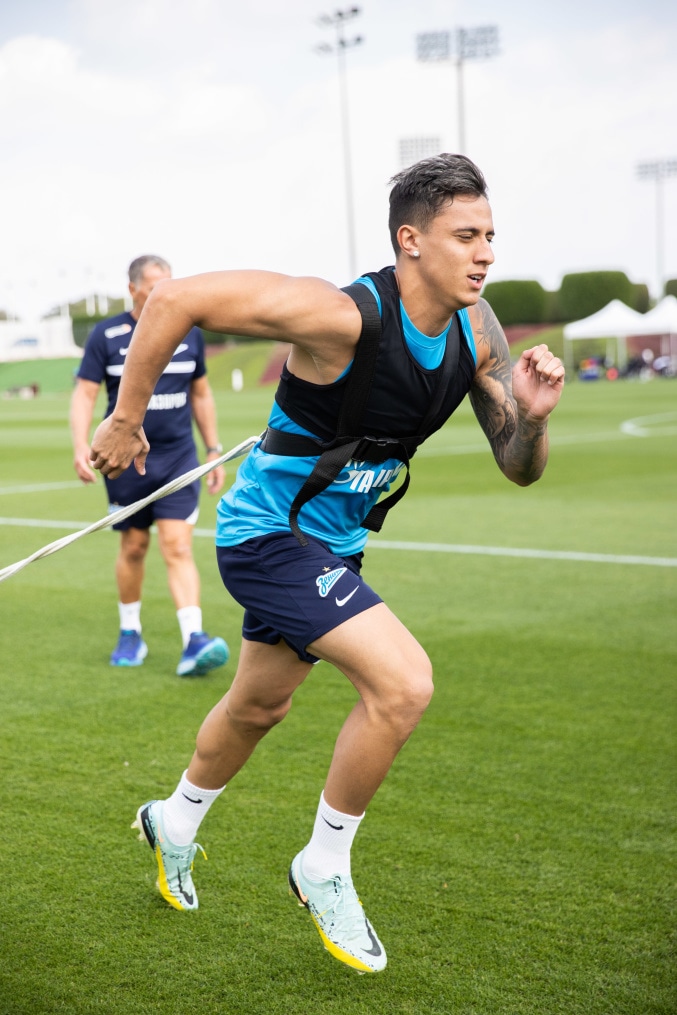 «Газпром»-тренировочные сборы в Катаре: 24 января, утренняя тренировка