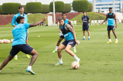 «Газпром»-тренировочные сборы в Катаре: 24 января, утренняя тренировка