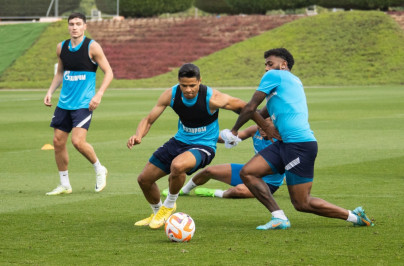 «Газпром»-тренировочные сборы в Катаре: 24 января, утренняя тренировка