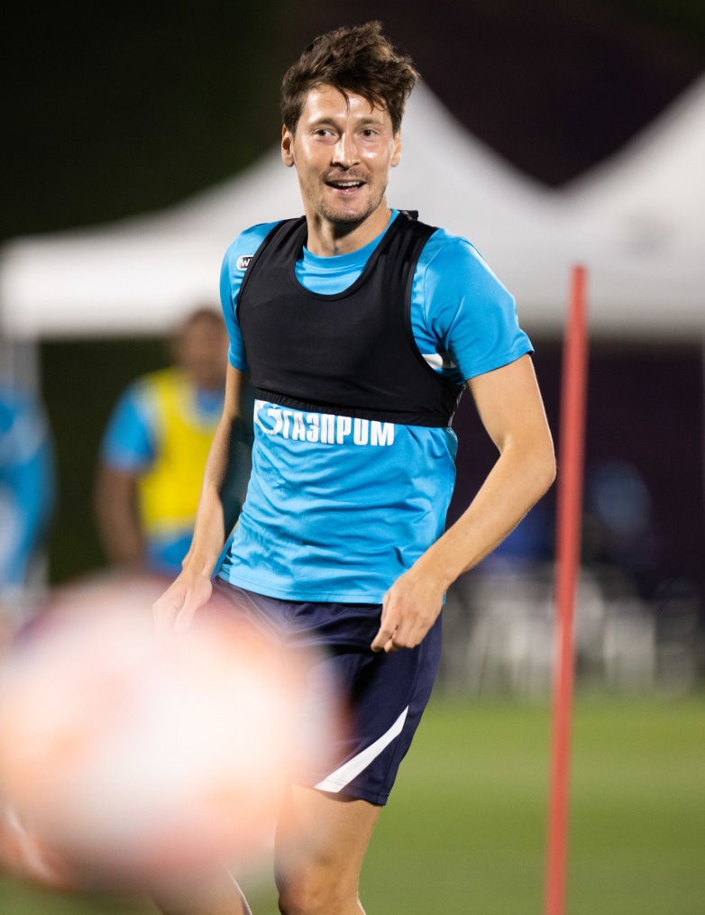 «Газпром»-тренировочные сборы в Катаре: 24 января, вечерняя тренировка