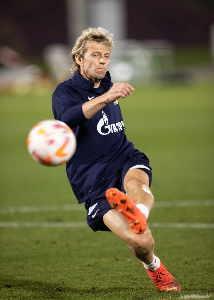 «Газпром»-тренировочные сборы в Катаре: 24 января, вечерняя тренировка