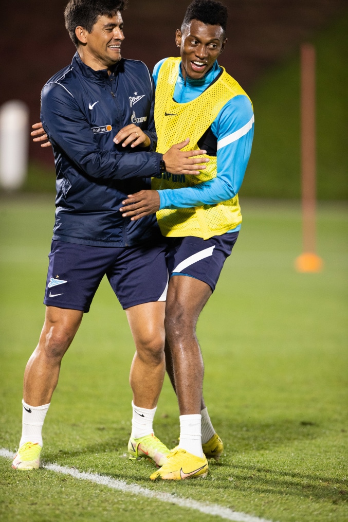 «Газпром»-тренировочные сборы в Катаре: 24 января, вечерняя тренировка