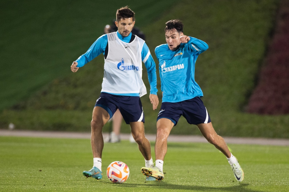 «Газпром»-тренировочные сборы в Катаре: 24 января, вечерняя тренировка