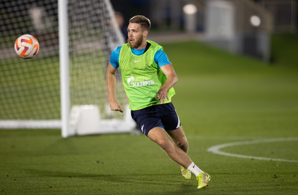 «Газпром»-тренировочные сборы в Катаре: 24 января, вечерняя тренировка