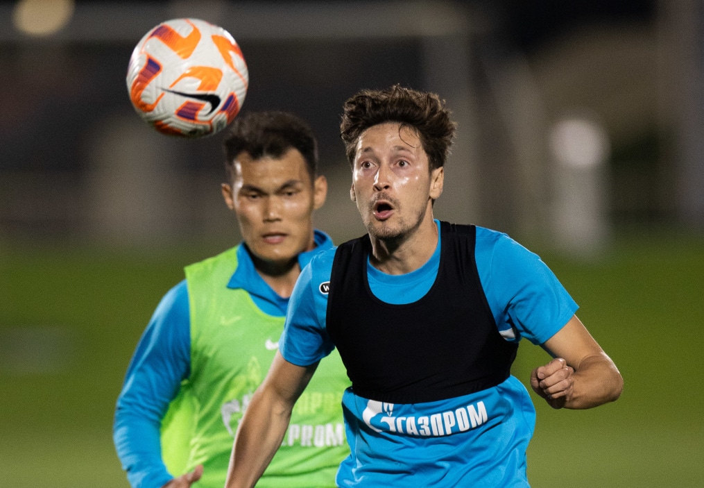 «Газпром»-тренировочные сборы в Катаре: 24 января, вечерняя тренировка
