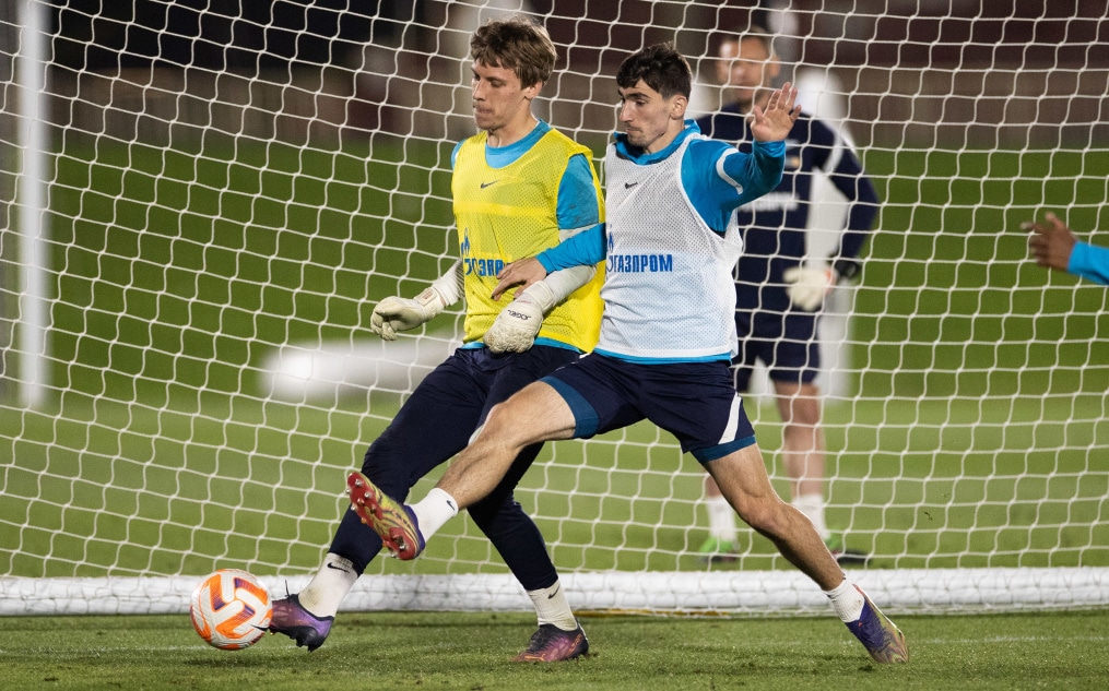 «Газпром»-тренировочные сборы в Катаре: 24 января, вечерняя тренировка