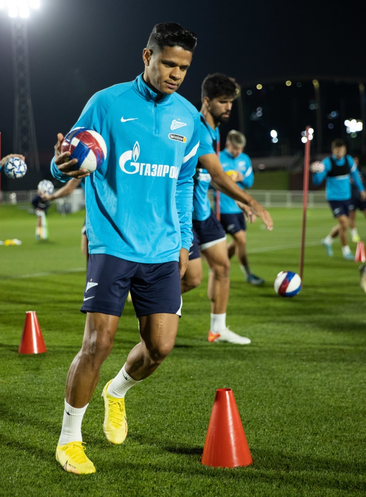 «Газпром»-тренировочные сборы в Катаре: 24 января, вечерняя тренировка
