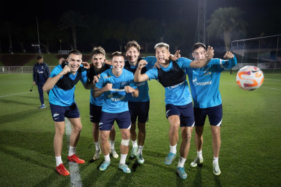 «Газпром»-тренировочные сборы в Катаре: 24 января, вечерняя тренировка