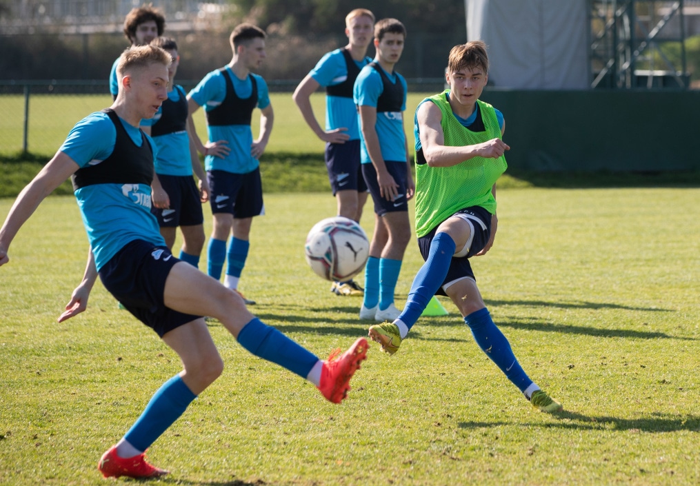 «Газпром»-тренировочные сборы «Зенита»-м в Турции: 25 января, утренняя тренировка