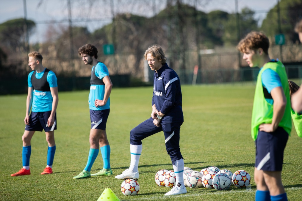 «Газпром»-тренировочные сборы «Зенита»-м в Турции: 25 января, утренняя тренировка