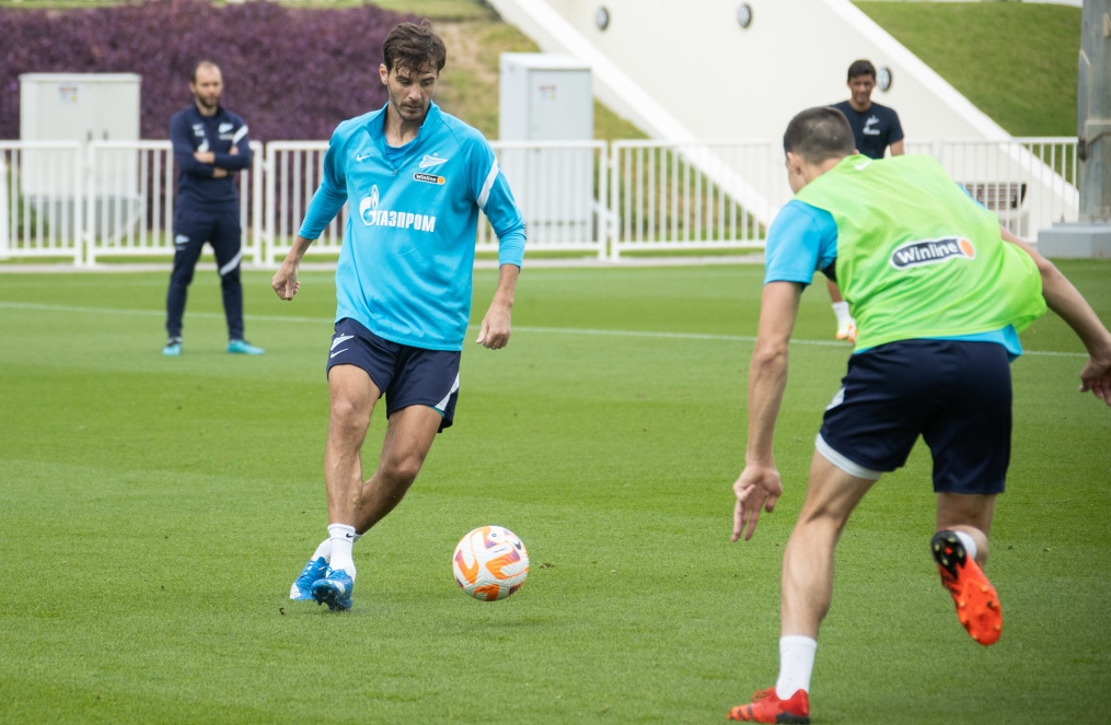 «Газпром»-тренировочные сборы в Катаре: 26 января, утренняя тренировка