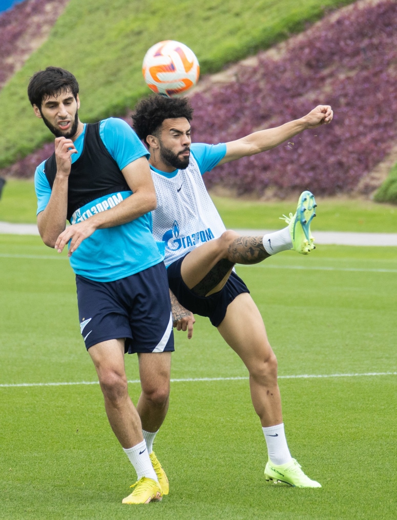 «Газпром»-тренировочные сборы в Катаре: 26 января, утренняя тренировка