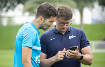 «Газпром»-тренировочные сборы в Катаре: 26 января, утренняя тренировка