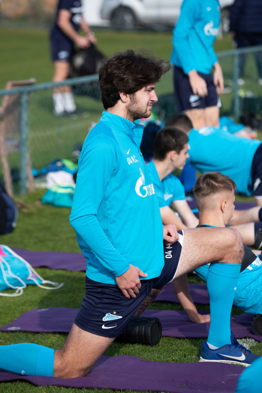 «Газпром»-тренировочные сборы «Зенита»-м в Турции: 27 января, утренняя тренировка