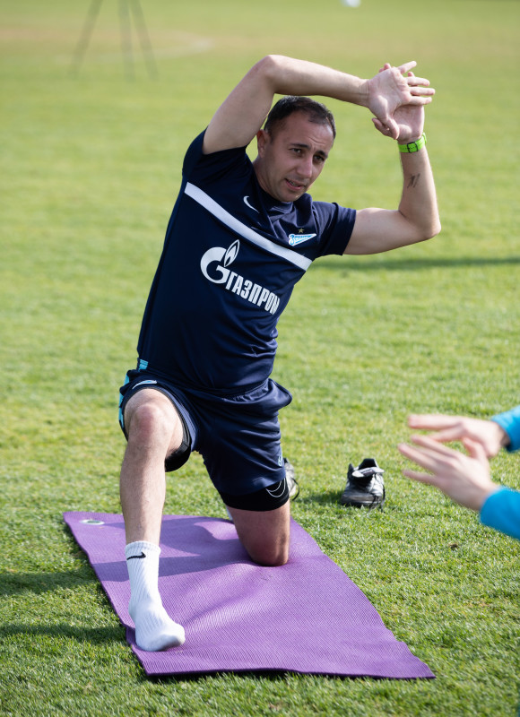 «Газпром»-тренировочные сборы «Зенита»-м в Турции: 27 января, утренняя тренировка