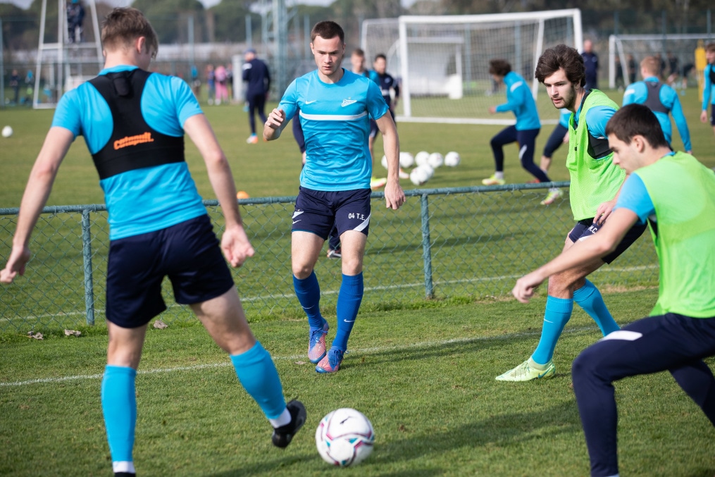 «Газпром»-тренировочные сборы «Зенита»-м в Турции: 27 января, утренняя тренировка