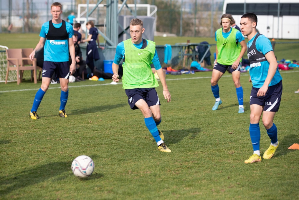 «Газпром»-тренировочные сборы «Зенита»-м в Турции: 27 января, утренняя тренировка