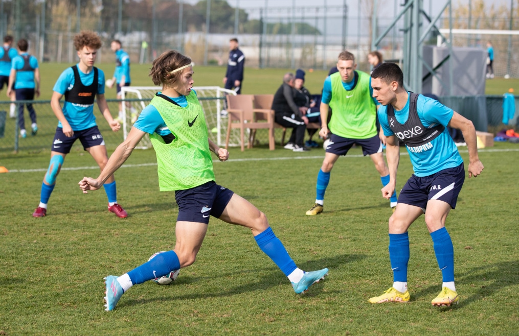 «Газпром»-тренировочные сборы «Зенита»-м в Турции: 27 января, утренняя тренировка