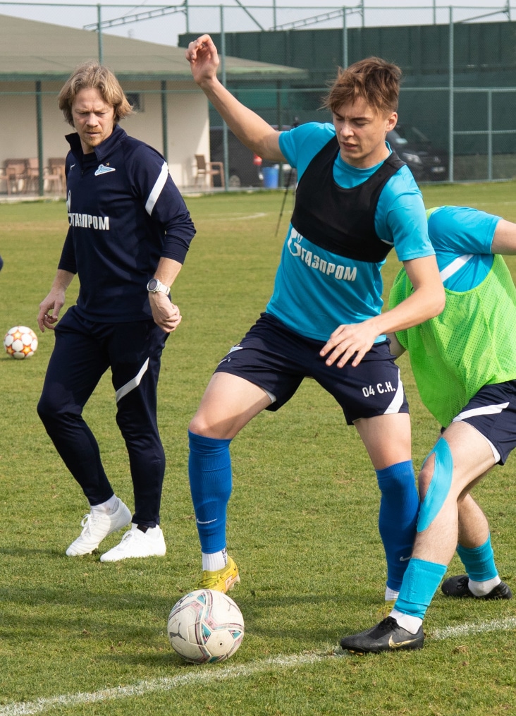 «Газпром»-тренировочные сборы «Зенита»-м в Турции: 27 января, утренняя тренировка