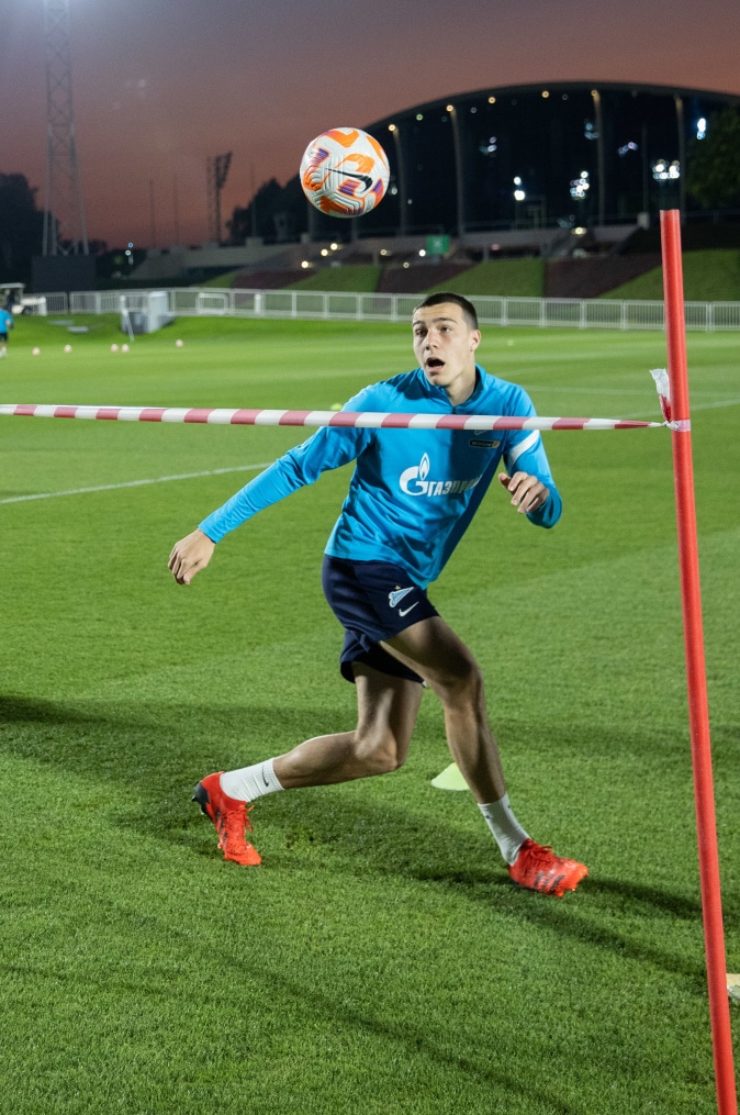 «Газпром»-тренировочные сборы в Катаре: 27 января, вечерняя тренировка