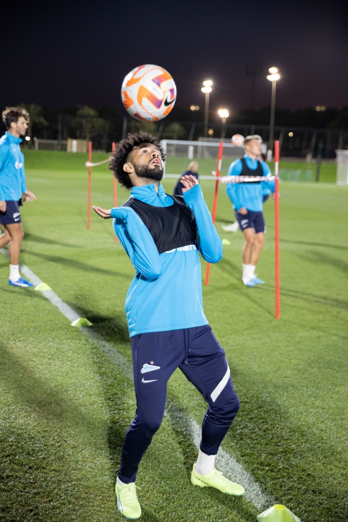 «Газпром»-тренировочные сборы в Катаре: 27 января, вечерняя тренировка