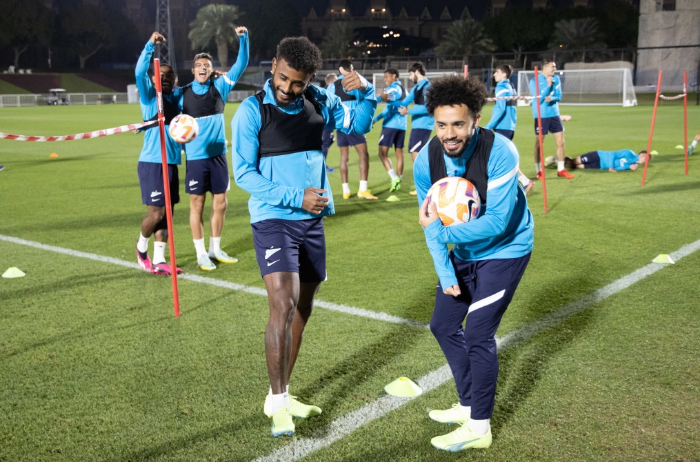 «Газпром»-тренировочные сборы в Катаре: 27 января, вечерняя тренировка