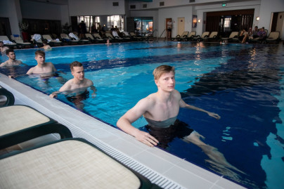 «Газпром»-тренировочные сборы «Зенита»-2 в Турции: 29 января, тренировка в бассейне