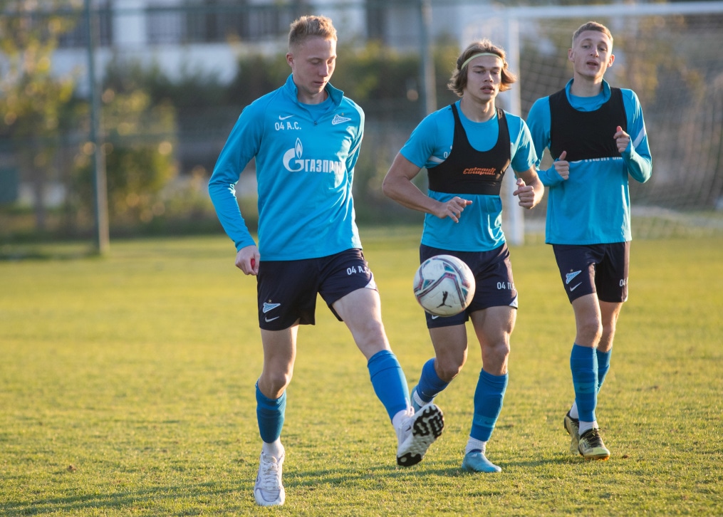 «Газпром»-тренировочные сборы «Зенита»-м в Турции: 30 января, вечерняя тренировка