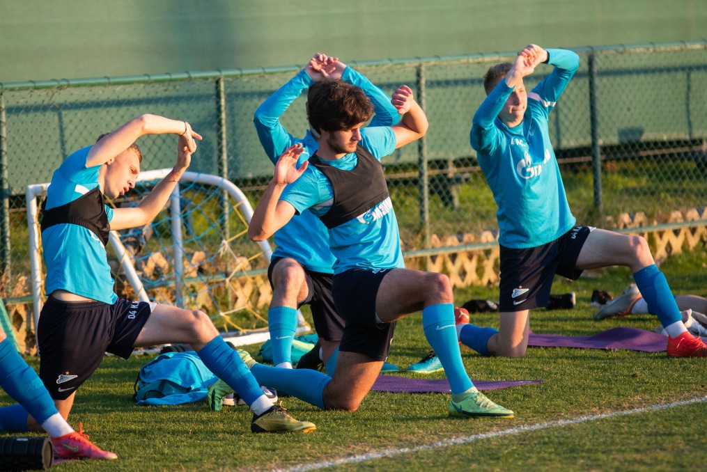 «Газпром»-тренировочные сборы «Зенита»-м в Турции: 30 января, вечерняя тренировка