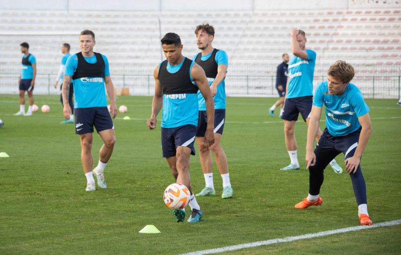 «Газпром» — тренировочные сборы в Дубае, 1 февраля: вечерняя тренировка
