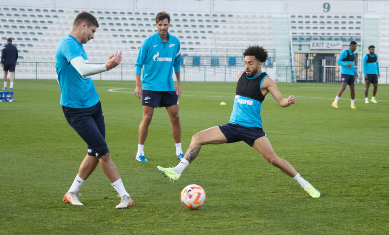 «Газпром» — тренировочные сборы в Дубае, 1 февраля: вечерняя тренировка