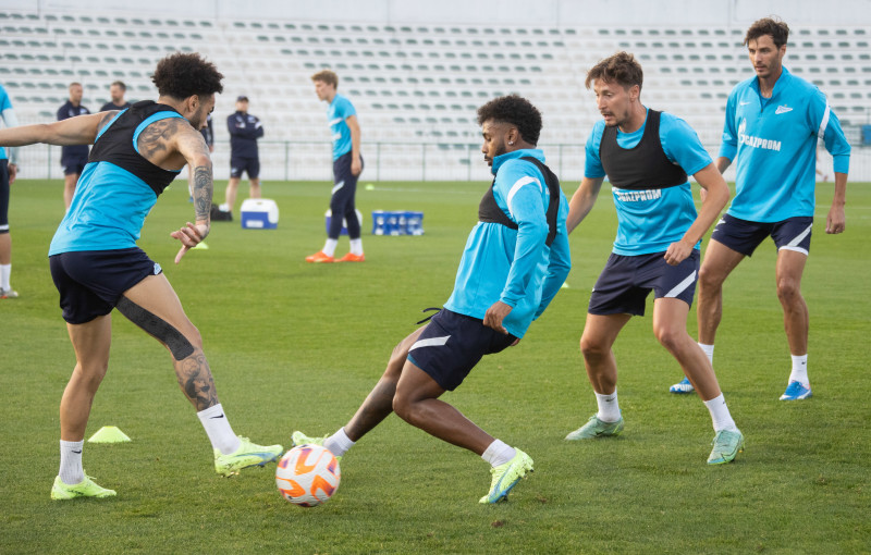 «Газпром» — тренировочные сборы в Дубае, 1 февраля: вечерняя тренировка