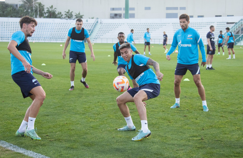 «Газпром» — тренировочные сборы в Дубае, 1 февраля: вечерняя тренировка