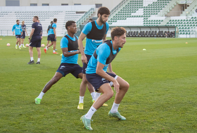 «Газпром» — тренировочные сборы в Дубае, 1 февраля: вечерняя тренировка