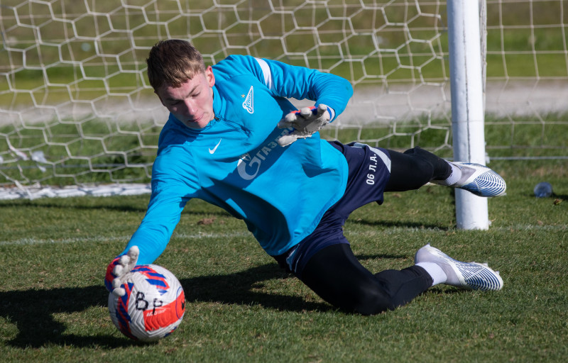 Учебно-тренировочные сборы команды «Зенит» U-19 в Турции, тренировка 31 января