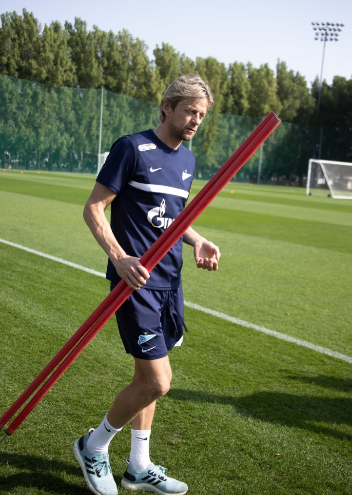 «Газпром» — тренировочные сборы в Дубае, 2 февраля: утренняя тренировка