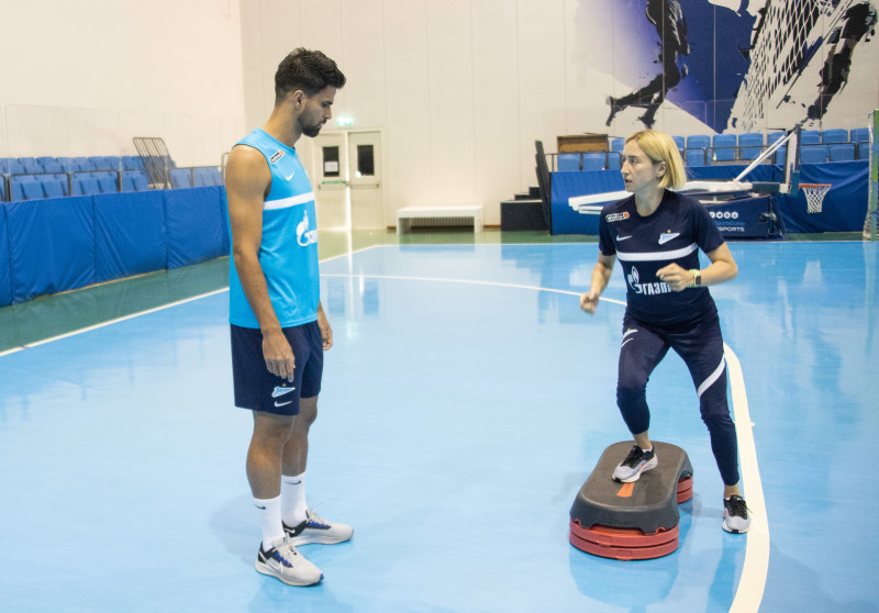 «Газпром» — тренировочные сборы в Дубае, 2 февраля: утренняя тренировка