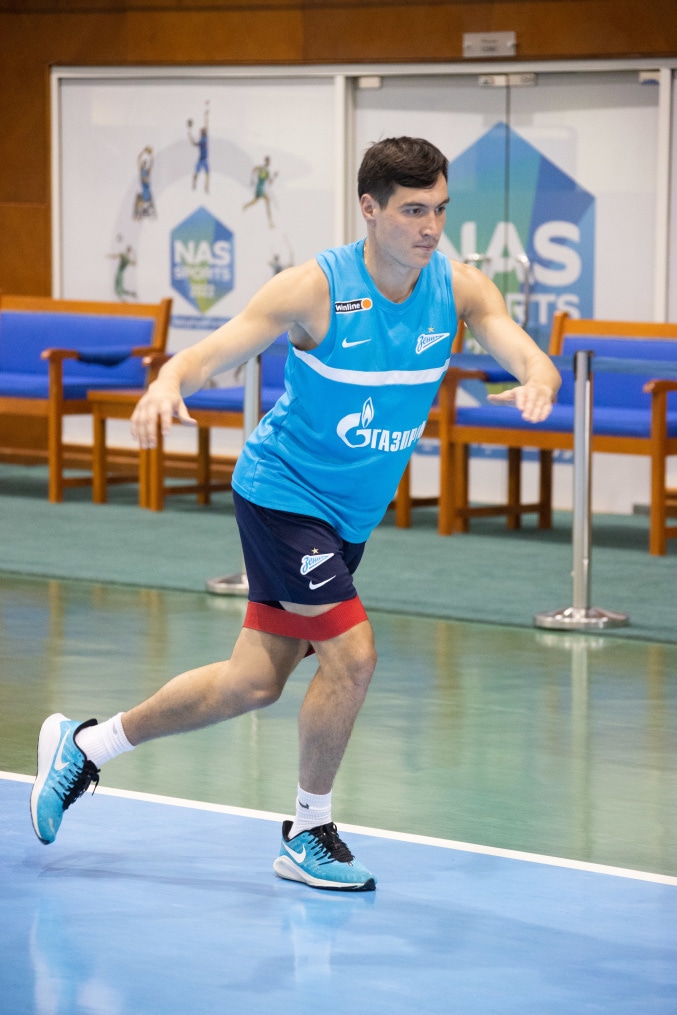 «Газпром» — тренировочные сборы в Дубае, 2 февраля: утренняя тренировка