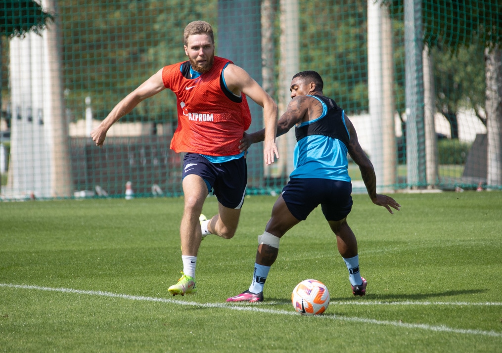«Газпром» — тренировочные сборы в Дубае, 2 февраля: утренняя тренировка