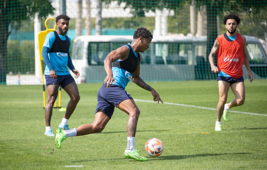 «Газпром» — тренировочные сборы в Дубае, 2 февраля: утренняя тренировка