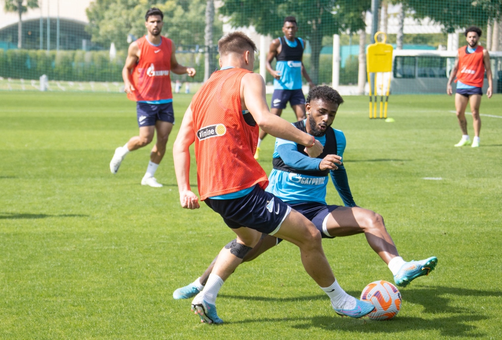 «Газпром» — тренировочные сборы в Дубае, 2 февраля: утренняя тренировка